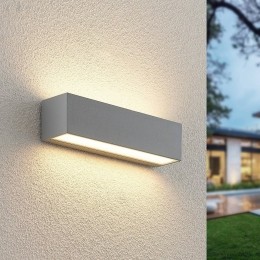 LucandeLEDwandlampLengo25cmzilver2-lampsIP65