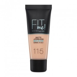 MaybellineFitMeMattePorelessLiquidFoundation115Ivory30ml