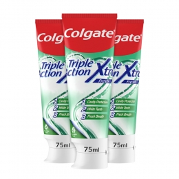 3xColgateTandpastaTripleActionExtraFresh75ml