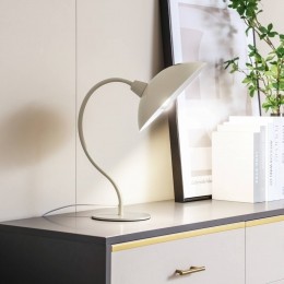 LucandetafellampArvadonbeigemetaal4275cmhoog