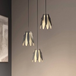 LucandeLounithanglampzwart-goud3-lamps