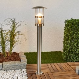 LindbyNoemituinpadverlichtinggrijsroestvrijstaal80cmIP44