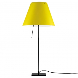 LuceplanCostanzatafellampD13zwartgeel
