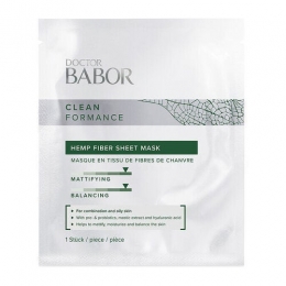 BaborCleanPerformanceHempFiberSheetmask1stuk