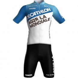 DECATHLONAG2RLAMONDIALERace2024Setfietsshirtfietsbroekset2
