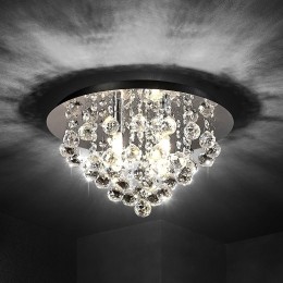 LindbyplafondlampAntonino4-lampschroomkristal35cm