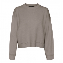 VeroModaGoldPipingLongSleeveO-neckPullover