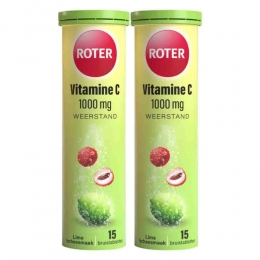 GratisVerzending2xRoterVitamineC1000mgLime-Lychee15bruistabletten