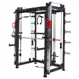 SmithMachine-Krachtstation-MultiPress-Homegym-Fullbodytraining-Inclaccessoires-GorillaSports