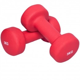 Dumbells-Halterset-Aerobics-Vinyl-6kg2x3kg-GorillaSports