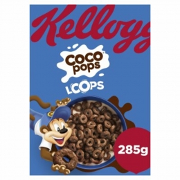5xKelloggsCocoPopsLoops285gr