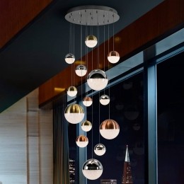 SchullerValenciaLEDhanglampSpheremeerkleurig14-lampsapp