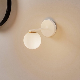 SIGMAWandlampGamainwitmetglazenbol