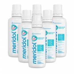 6xMeridolMondspoelingTandvleesbescherming400ml