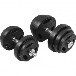 SetDumbells30kg-Halterset-Gripperkunststof-30mm-Dumbbell-GorillaSports