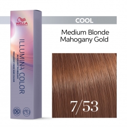 WellaIlluminaColor753MediumBlondeMahoganyGold60ml
