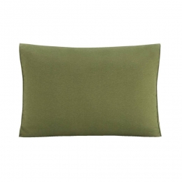 LeenBakker-LoungekussenBrestRugzij-Donker-60x43Cm-Polyester-Groen-12x43x60Cm