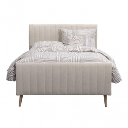 LeenBakker-BedLieke-Ecru-120x200Cm-Stof-Beige