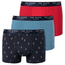 TedBaker3stuksRealastingCottonTrunksActie