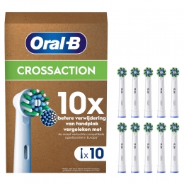 Oral-BOpzetborstelsProCrossActionWit10stuks