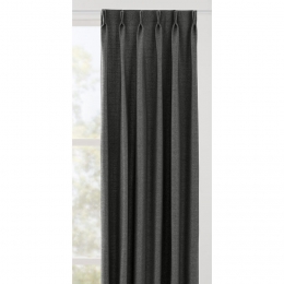 LeenBakker-GordijnstofJulian-Donker-Polyester-Grijs-B150Cm