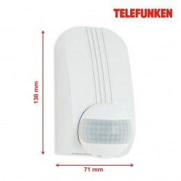 TelefunkenBewegingssensorFunchalmax1000WLEDwit