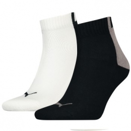 Puma2stuksMenLogoBlockQuarterSocksActie