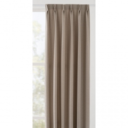 LeenBakker-GordijnstofJulian-Kiezelkleur-Polyester-Beige-B150Cm
