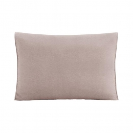 LeenBakker-RugzijLoungekussenBrest-60x43Cm-Katoen-Taupe-12x43x60Cm