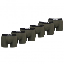 LevisBoxershortsSolidBasicOrganicCotton6-packKhaki-L