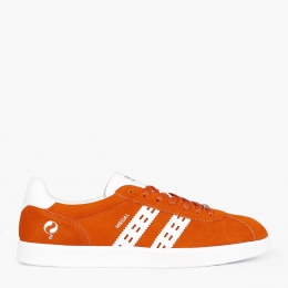 HerenSneakerMedalRetroOranjeWit