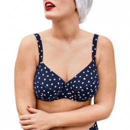 RosaFaiaBlueDotsLunaBigCupBikiniBraActie