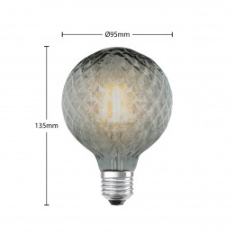 LucandeLEDlampE27G954W1800Kdimbaarsmoke