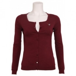 BRIDGETTERECARDI-Guess-TruienVesten-Rood