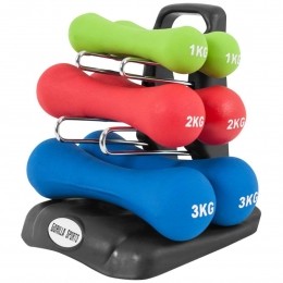 AerobicHalterset-Neopreen-12kg-Inclusiefstandaard-6Halters-GorillaSports