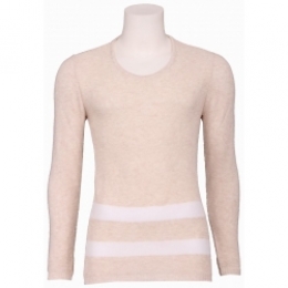 Blagdon-Roundneckpullstripe-Zumo-Longsleeves-Beige