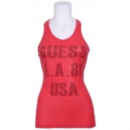 GUESSLA81TANK-Guess-Shirtsentops-Rood