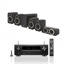 DenonAVR-X1700H72surroundreceiverQ-Acoustics3010i51HomecinemasysteemZwart