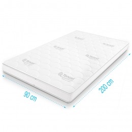 TopdekmatraskoudschuimTencelDeluxe90x200dikte11cm