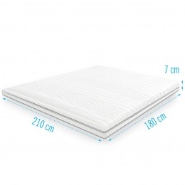 KoudschuimTopdekmatrastopper180x210dikte7cm