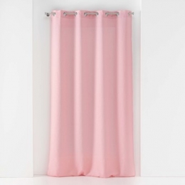 VitragesDouceurdintrieurPANNEAUAOEILLETS140x240CMVOILETISSESOANEROSE
