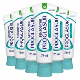 6xSensodyneTandpastaProGlasurMulti-ActionFreshClean75ml