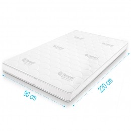TopdekmatraskoudschuimTencelDeluxe90x220dikte11cm