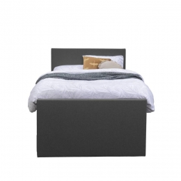 LeenBakker-BoxspringMetOpbergruimteEnVoetbordLivEgaal-Antraciet-120x200cm-Stof-Grijs