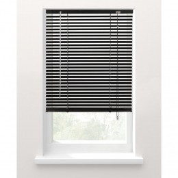 LeenBakker-FenstrJaloezie25MmMat-100x180Cm-Aluminium-Zwart