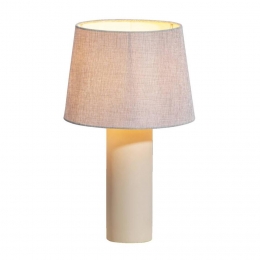 LeenBakker-TafellampMurciaE27-Beton-51x31Cm-Cement-Grijs-30x30x51Cm