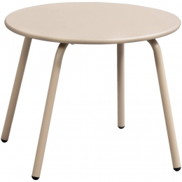 LeenBakker-BijzettafelMontreal-Zand-40x50Cm-Metaal-Beige