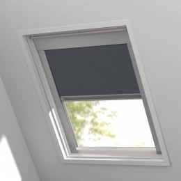 LeenBakker-FenstrDakraamrolgordijnHamburgVerduisterend-Antraciet20048-Polyester-Grijs-120x10x10Cm