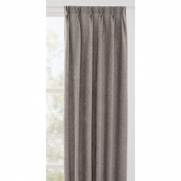LeenBakker-GordijnstofSteven-Polyester-Grijs-B140Cm