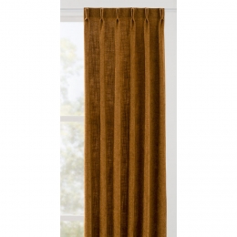 LeenBakker-GordijnstofSteven-Oker-Polyester-Geel-B140Cm